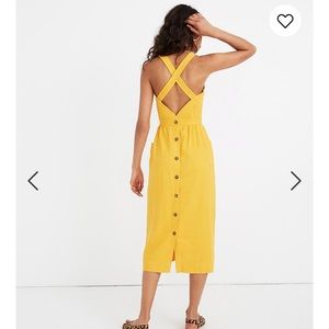 Madewell Apron Midi Dress